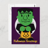Frankenstein's Monster Briefkaart (Voorkant / Achterkant)
