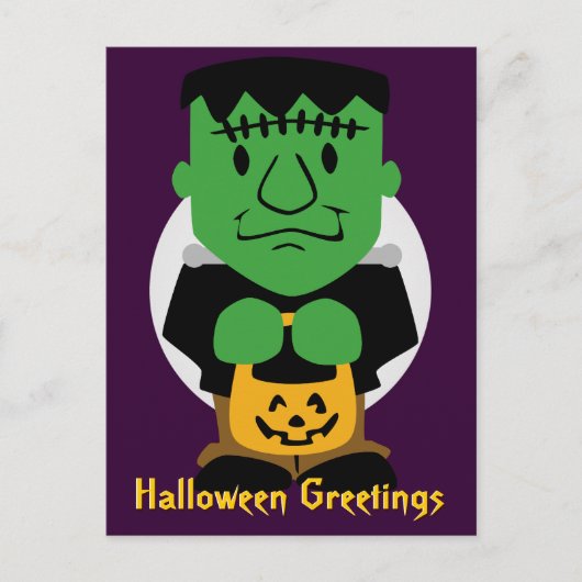 Frankenstein's Monster Briefkaart (Voorkant)