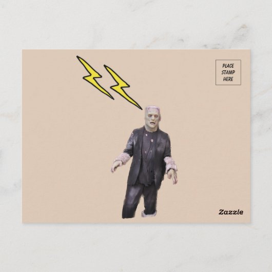 Frankenstein's Monster Briefkaart - editie 2022 (Achterkant)