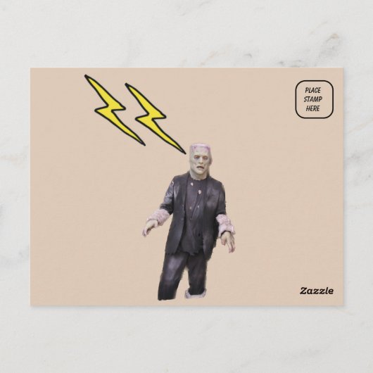 Frankenstein's Monster Briefkaart - editie 2023 (Achterkant)