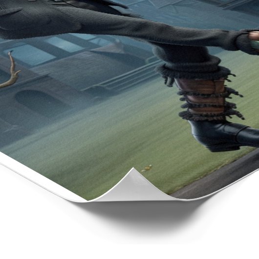 Frankensteins monster deed de moonwalk poster (Hoek)