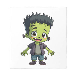 Frankenstein's Monster - Grappige Halloween Cartoo Notitieblok