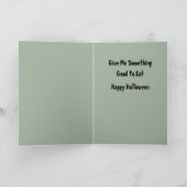 Frankenstein's Monster Halloween Card Feestdagen Kaart (Binnen)