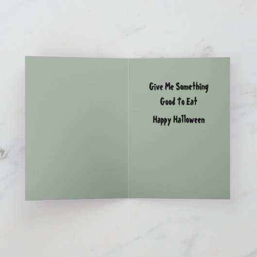 Frankenstein's Monster Halloween Card Feestdagen Kaart (Binnen)