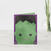 Frankenstein's monster Halloween Feestdagen Kaart (Voorkant)