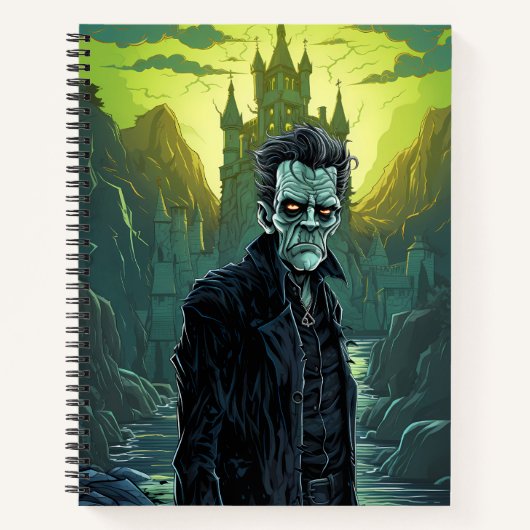 Frankenstein's monster Halloween Notitieboek (Voorkant)