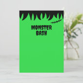 Frankensteins monster hecht littekens en haar kaart (Staand voorkant)