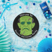 Frankensteins Monster Kinder Halloween Party Papieren Bordje (Feest)