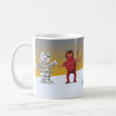 Frankenstein's monster, Mummy, Devil & Vampire Koffiemok (Links)