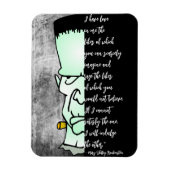 Frankenstein's monster, Shelley Love & Rage Quote Magneet (Verticaal)