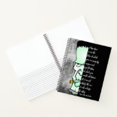 Frankenstein's monster, Shelley Love & Rage Quote Notitieboek (Binnen)