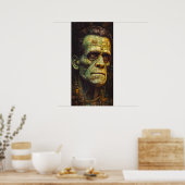 Frankenstein's Monster Telefoon Wallpaper of Poster (Keuken)
