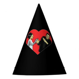 Frankensteins monsterbruid schreeuwt feesthoedjes