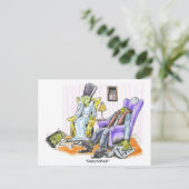 Frankenstein's Sneeze Briefkaart (Staand voorkant)