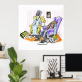 Frankenstein's Sneeze Poster (Thuiskantoor)