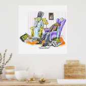 Frankenstein's Sneeze Poster (Keuken)