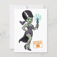Frankensteins vrouw Cartoon