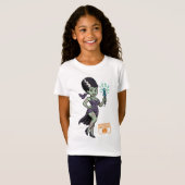 Frankensteins vrouw Cartoon T-shirt (Voorkant volledig)