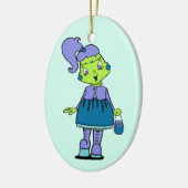 Frankenstina Keramisch Ornament (Links)