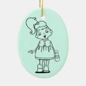 Frankenstina Keramisch Ornament (Achterkant)