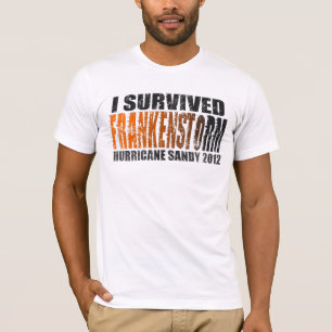 FRANKENSTORM Hurricane Sandy 2012 Distress Shirt