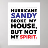 Frankenstorm Hurricane Sandy Poster (Voorkant)