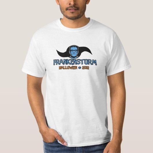 Frankenstorm orkaan sandy t-shirt (Voorkant)