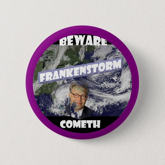 Frankenstorm Ronde Button 5,7 Cm (Voorkant)