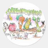 FrankenVeggies Miljoenen tegen Monsanto Stickers (Voorkant)