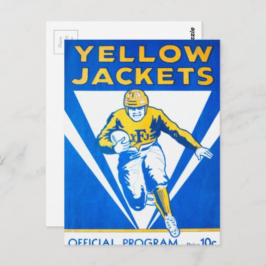 Frankford Yellow Jackets Programme Briefkaart (Voorkant / Achterkant)