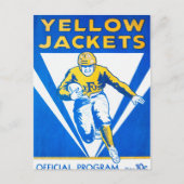 Frankford Yellow Jackets Programme Briefkaart (Voorkant)