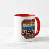 Frankfort 70s Retro Michigan Vintage Mok (Voorkant rechts)