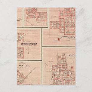 Frankfort, Clinton Co. met Tipton Briefkaart