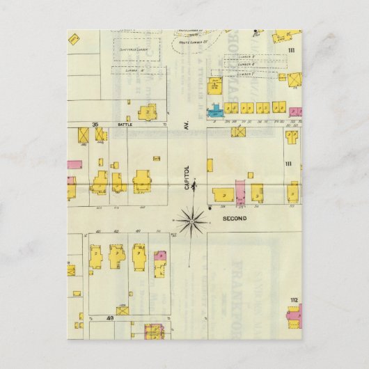 Frankfort, Kentucky 13 Briefkaart (Voorkant)