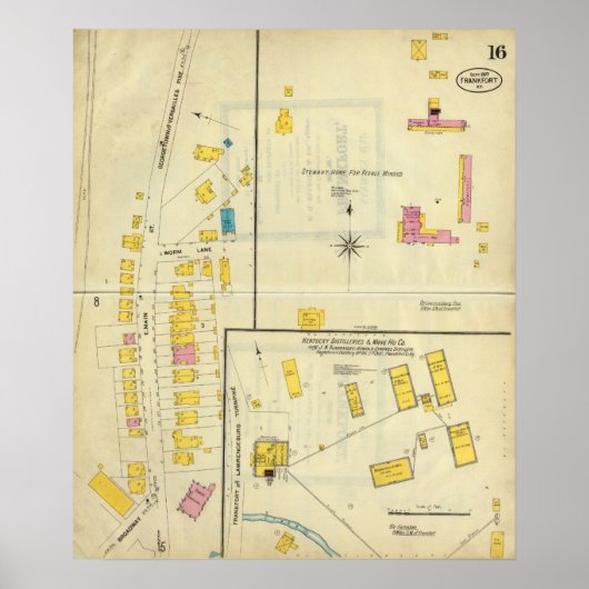 Frankfort, Kentucky 14 Poster (Voorkant)