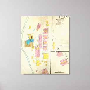 Frankfort, Kentucky 18 Canvas Afdruk