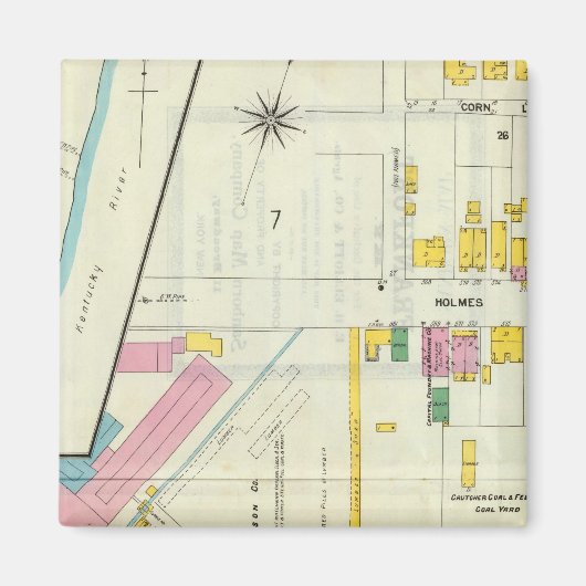 Frankfort, Kentucky 4 Magneet (Voorkant)