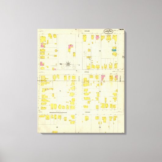 Frankfort, Kentucky 8 Canvas Afdruk (Voorkant)