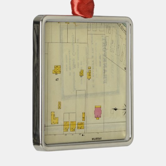 Frankfort, Kentucky 9 Metalen Ornament (Rechts)