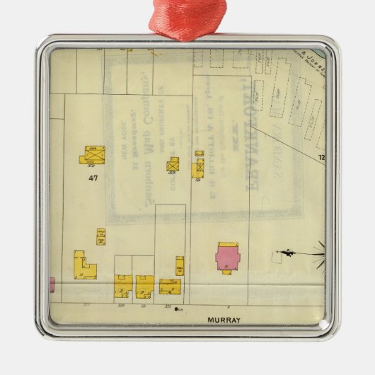 Frankfort, Kentucky 9 Metalen Ornament (Voorkant)
