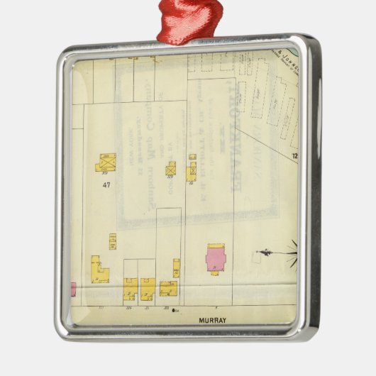 Frankfort, Kentucky 9 Metalen Ornament (Links)