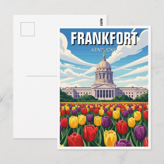 Frankfort Kentucky Briefkaart State Capitol (Voorkant / Achterkant)