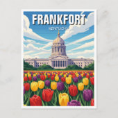 Frankfort Kentucky Briefkaart State Capitol (Voorkant)
