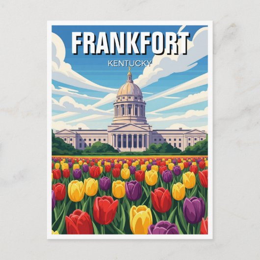 Frankfort Kentucky Briefkaart State Capitol (Voorkant)