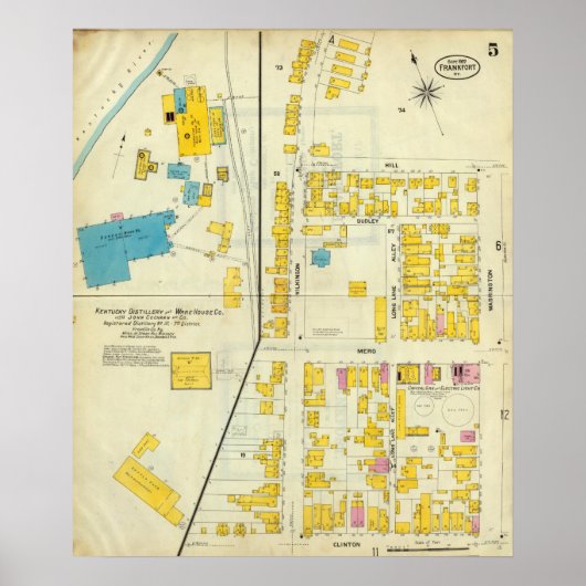 Frankfort, Kentucky Poster (Voorkant)