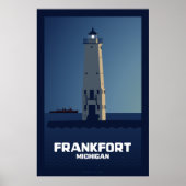 Frankfort Lighthouse, Michigan Poster (Voorkant)