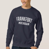 Frankfort Michigan geprint sweatshirt (Voorkant)