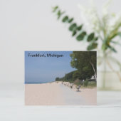 Frankfort Michigan Lakeshore Briefkaart (Staand voorkant)
