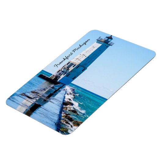 Frankfort Michigan Lighthouse Magneet (Linkerzijde)