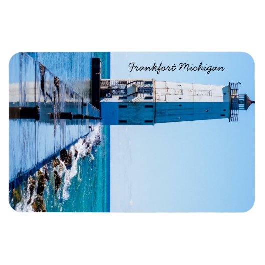 Frankfort Michigan Lighthouse Magneet (Horizontaal)